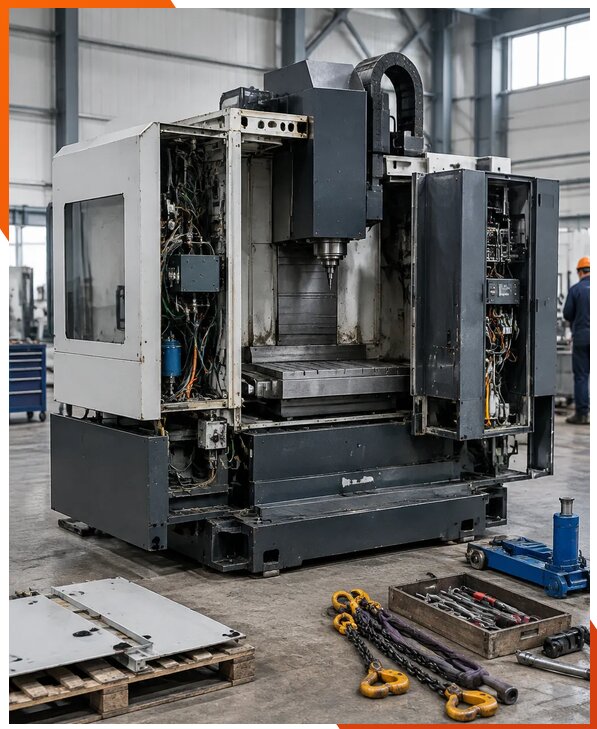 Демонтаж станков и производственного оборудования в Ангарске